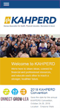 Mobile Screenshot of kahperd.org
